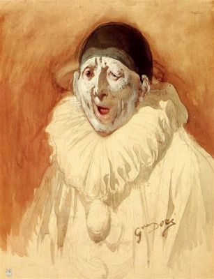Fig. 1. Gustave Doré, Pierrot grimaçant (Pierrot Grimacing), c.1880, oil on canvas, Strasbourg, Musée d’Art moderne et contemporain.
